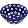 Polish Pottery Bowl 4&quot; Blue Eyes