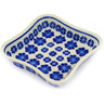 Polish Pottery Bowl 4&quot; Blue Lei