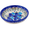 Polish Pottery Bowl 4&quot; Blue Pansy