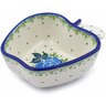 Polish Pottery Bowl 4&quot; Blue Rose