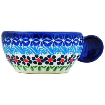 Polish Pottery Bowl 4&quot; Cheerful Poppies