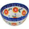 Polish Pottery Bowl 4&quot; Citrus Craze