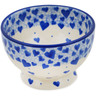 Polish Pottery Bowl 4&quot; Cobalt Love