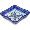 Polish Pottery Bowl 4&quot; Evergreen Night