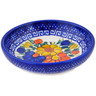 Polish Pottery Bowl 4&quot; Fall Garden UNIKAT