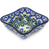 Polish Pottery Bowl 4" Heart Vines