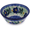 Polish Pottery Bowl 4" Infinity Flower