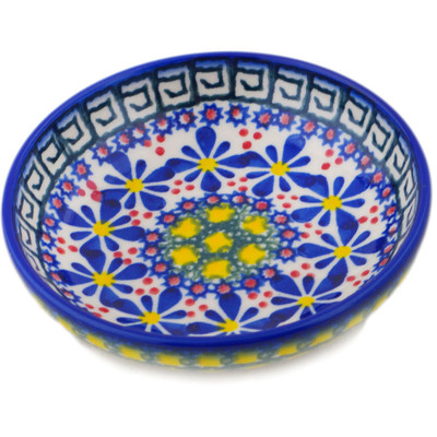 Polish Pottery Bowl 4" Irish Spring