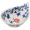 Polish Pottery Bowl 4&quot; Last Summer Flowers