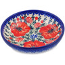 Polish Pottery Bowl 4&quot; Lone Poppy