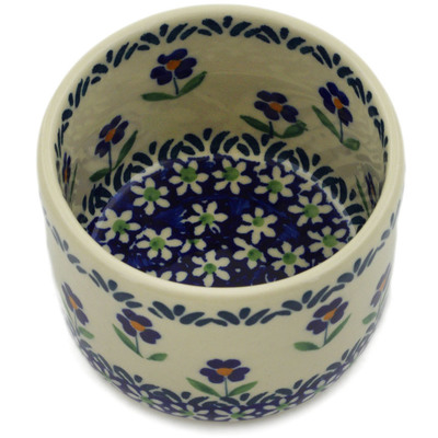 Polish Pottery Bowl 4&quot; Mariposa Lily