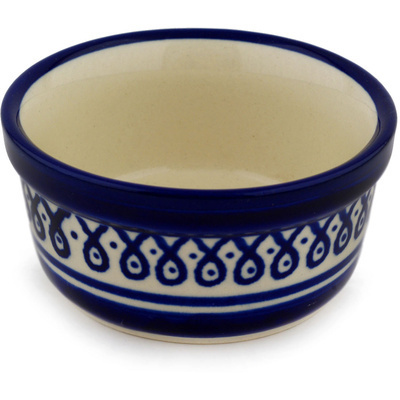 Polish Pottery Bowl 4&quot; Merry Go Round