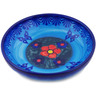 Polish Pottery Bowl 4&quot; Midnight Garden UNIKAT