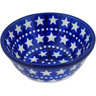 Polish Pottery Bowl 4&quot; Midnight Stars