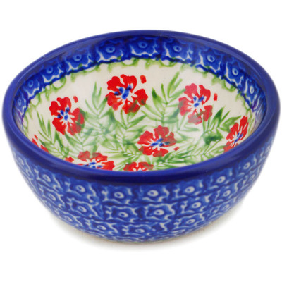 Polish Pottery Bowl 4" Midsummer Bloom