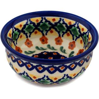 Polish Pottery Bowl 4" Octoberfest