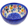 Polish Pottery Bowl 4&quot; Pastel Spring Wreath