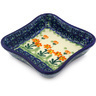 Polish Pottery Bowl 4&quot; Peach Spring Daisy