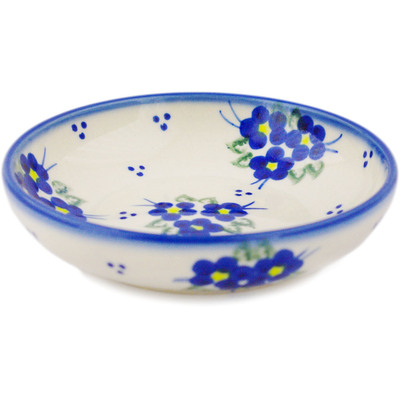 Polish Pottery Bowl 4&quot; Poppy Triad