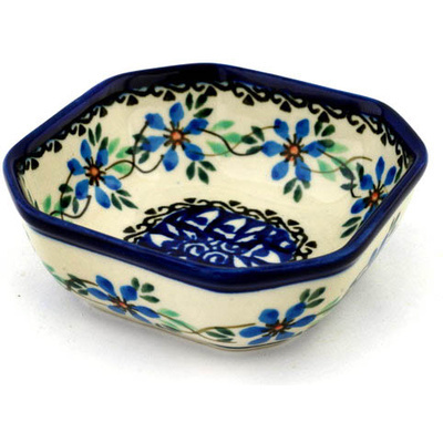 Polish Pottery Bowl 4&quot; Shady Spring