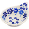 Polish Pottery Bowl 4&quot; Snowdrift