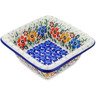 Polish Pottery Bowl 4&quot; Spring Blooms UNIKAT