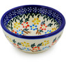 Polish Pottery Bowl 4&quot; Spring Flower Ring