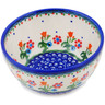 Polish Pottery Bowl 4" Spring Flowers