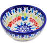 Polish Pottery Bowl 4&quot; Spring Flowers