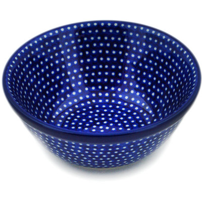 Polish Pottery Bowl 4&quot; Starry Night UNIKAT