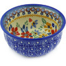 Polish Pottery Bowl 4&quot; Summer Bouquet UNIKAT
