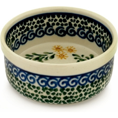 Polish Pottery Bowl 4&quot; Summer Day