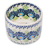 Polish Pottery Bowl 4&quot; Tail Feathers