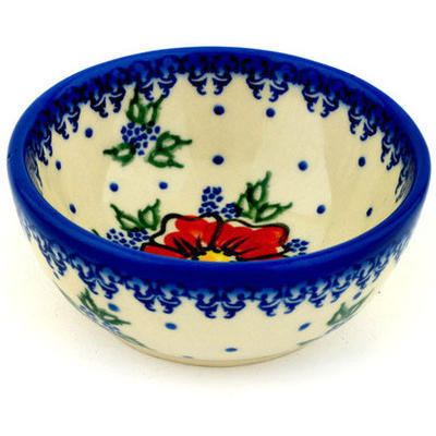 Polish Pottery Bowl 4&quot; UNIKAT