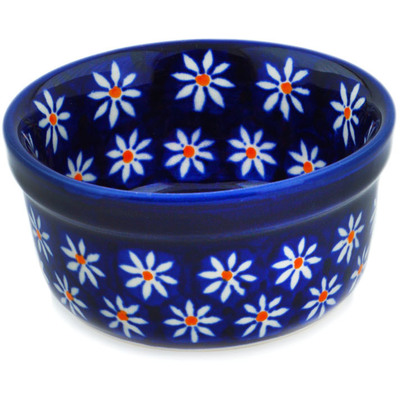 Polish Pottery Bowl 4&quot; Water Daisy