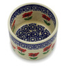 Polish Pottery Bowl 4&quot; Wind-blown Poppies