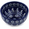 Polish Pottery Bowl 4" Winter Night