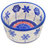 Polish Pottery Bowl 4&quot; Winter Sights UNIKAT