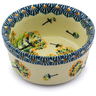 Polish Pottery Bowl 4&quot; Yellow Dandelions
