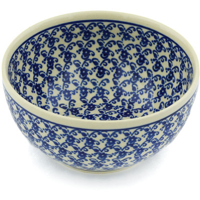 Polish Pottery Bowl 5&quot; Aegean Sea