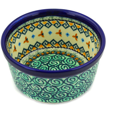 Polish Pottery Bowl 5&quot; Albuquerque UNIKAT