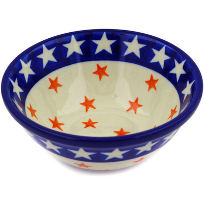 Polish Pottery Bowl 5&quot; American Dream