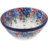 Polish Pottery Bowl 5&quot; Autumn Bunch UNIKAT