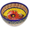 Polish Pottery Bowl 5&quot; Autumn Days UNIKAT