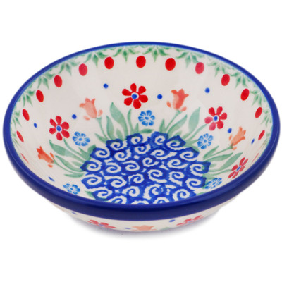 Polish Pottery Bowl 5&quot; Babcia&#039;s Garden