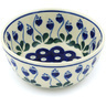 Polish Pottery Bowl 5&quot; Bleeding Heart Peacock