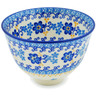 Polish Pottery Bowl 5&quot; Blue Daydreaming