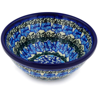 Polish Pottery Bowl 5" Blue Lagoon