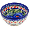 Polish Pottery Bowl 5&quot; Brilliant Butterfly Popp UNIKAT