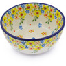 Polish Pottery Bowl 5&quot; Country Spring
